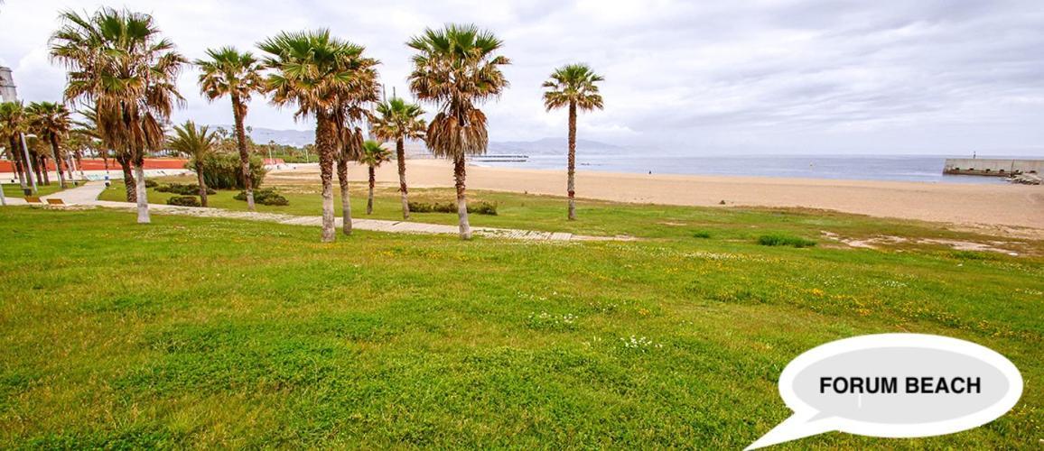 Forum Beach 2 And Pool Apartment Barcelona Sant Adria de Besos Dış mekan fotoğraf